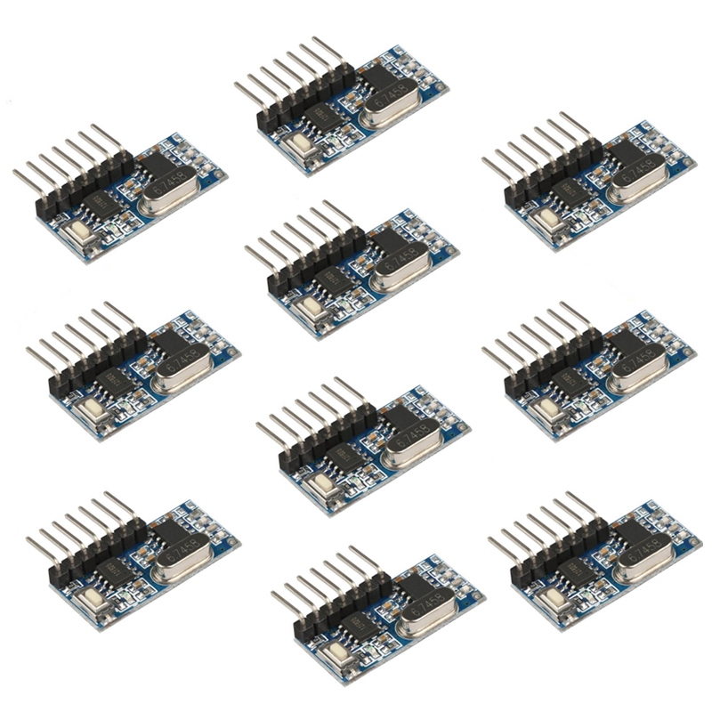 433Mhz Receiver Module - 10 STKS 433 Mhz RF Ontvanger