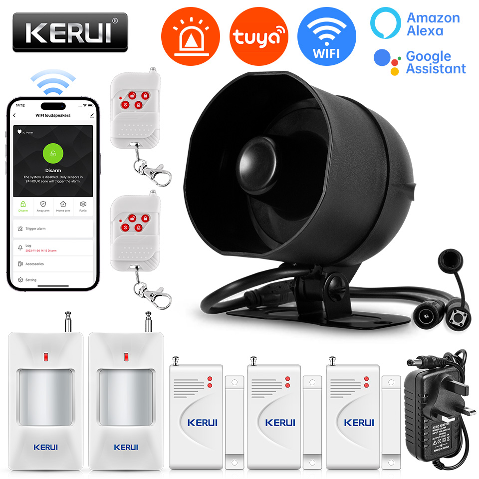 Smart Home Automation Diy - CORINA 120db Sirene Alarmsysteem WiFi Tuya