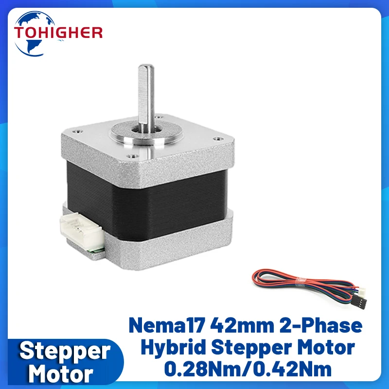 Diy Automation - Nema17 Stappenmotor 42 Motor 4-Lead 0.28Nm/0.42/0.56Nm/0.7Nm