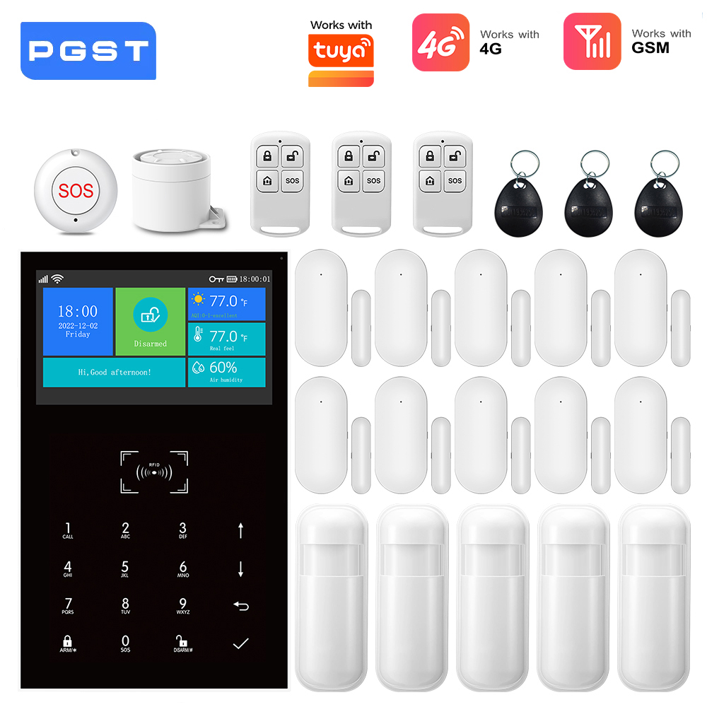 Smart Home Automation Diy - 4G GSM WiFi Alarmsysteem werkt met