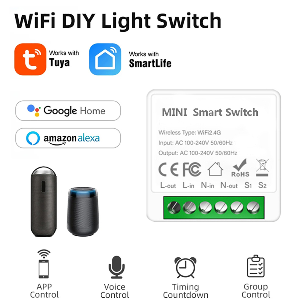 2-wegbediening Tuya Mini 16A W - Smart Home Automation Diy recensie en prijs