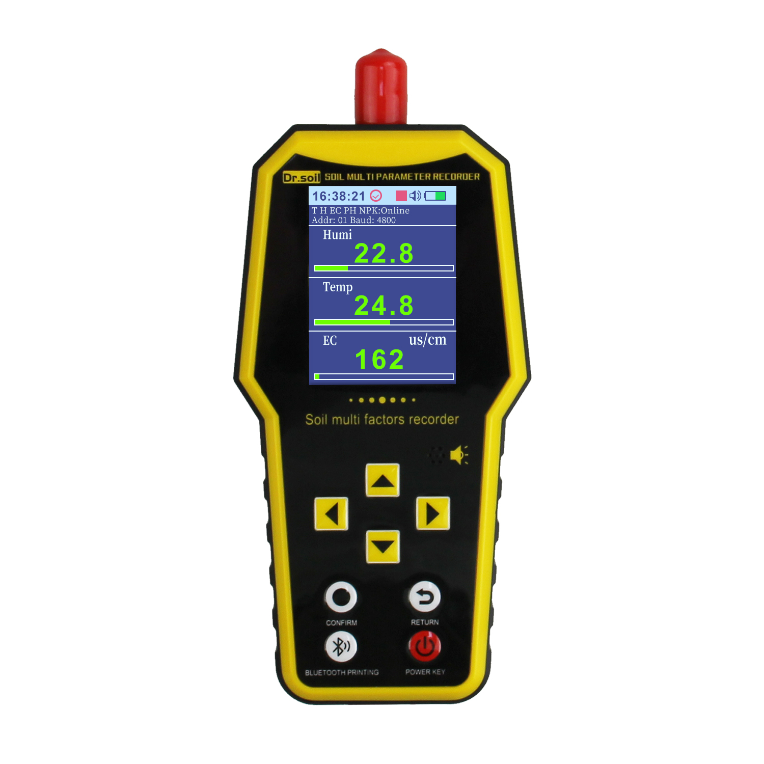 7-in-1 draagbare bodemvochtsen - Temperature Humidity Sensor recensie en prijs