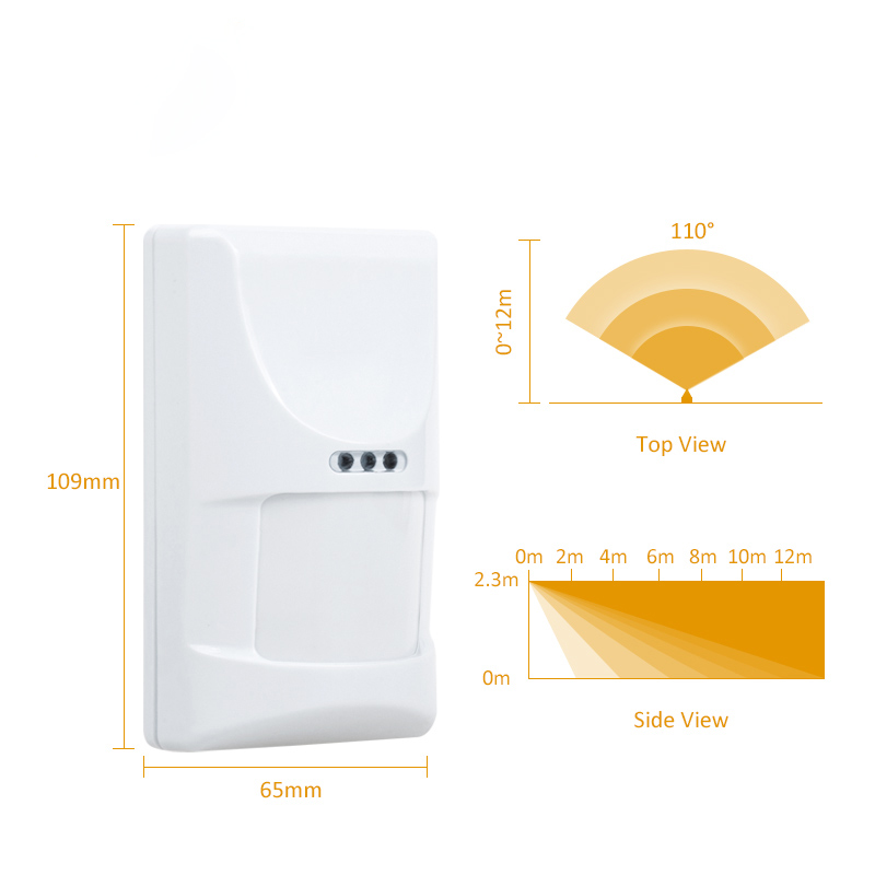 1/3pcs Wired Indoor PIR Magnet - Motion Sensor Pir Wired recensie en prijs