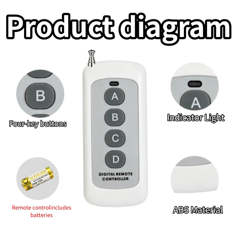 433 MHz AC 110V 220V 4-kanaals - 433Mhz Receiver Module recensie en prijs