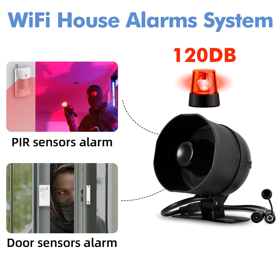 CORINA 120db Sirene Alarmsyste - Smart Home Automation Diy recensie en prijs
