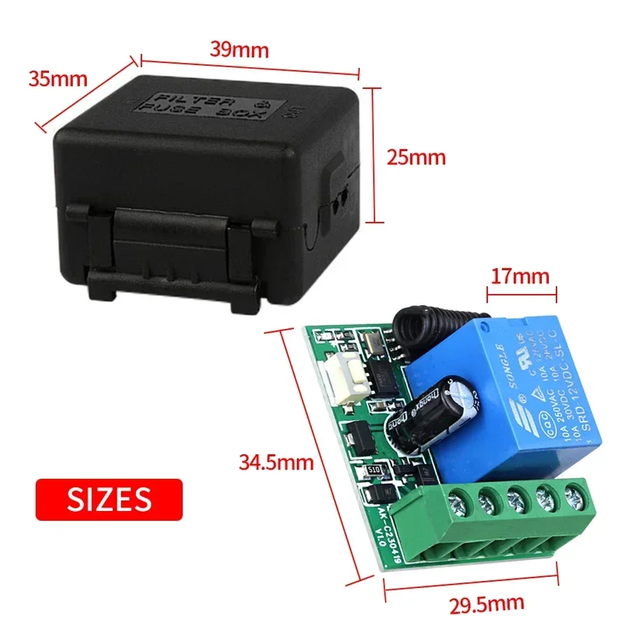 DC 12V Afstandsbediening Slimm - 433Mhz Receiver Module recensie en prijs