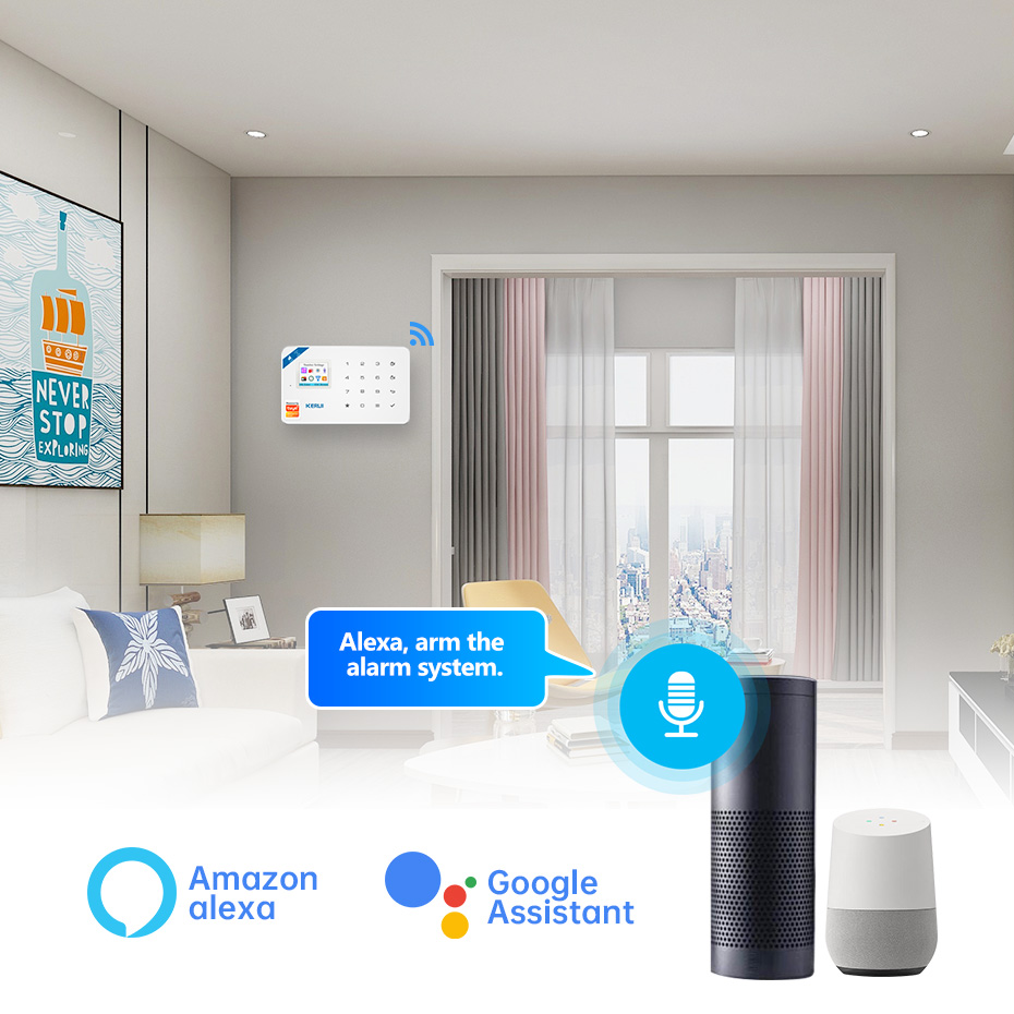 KERUI Alarmsysteem Kit W184 4G - Smart Home Automation Diy recensie en prijs