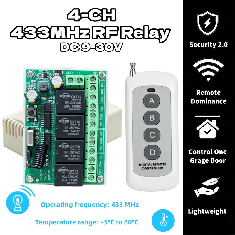 Universele draadloze afstandsb - 433Mhz Receiver Module recensie en prijs